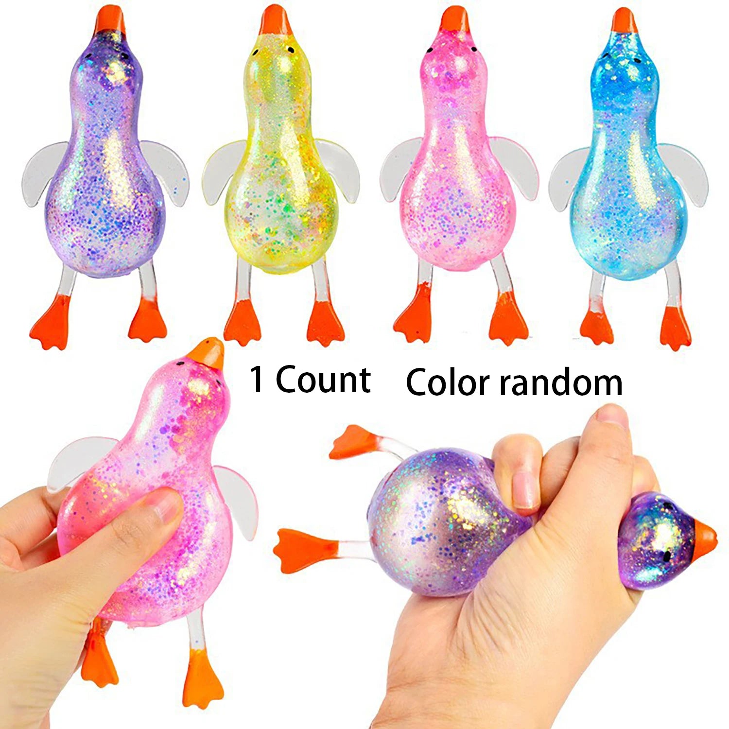 Aurora Maltose Duck Pinch and Stress Relief Toy | Slow Rebound Syrup Ball lifestyle view