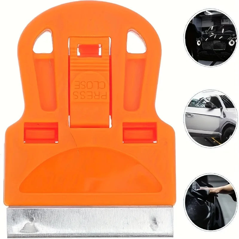 Mini Scraper for Stickers, Paint and Adhesive Remover close-up view