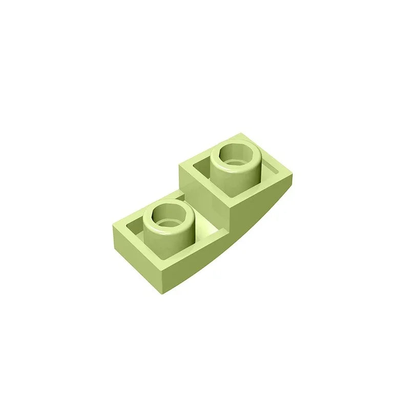 Gobricks GDS-795 Slope, Curved 2 x 1 Inverted | Compatible Building Block for DIY P additional angle