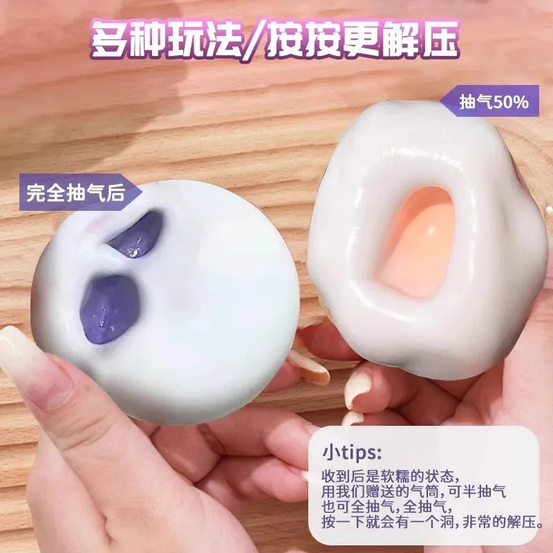 Moldable Squishy Toy Mochi Stress Relief Ball | Slow Rise DIY Air Pump Decompression alternate view