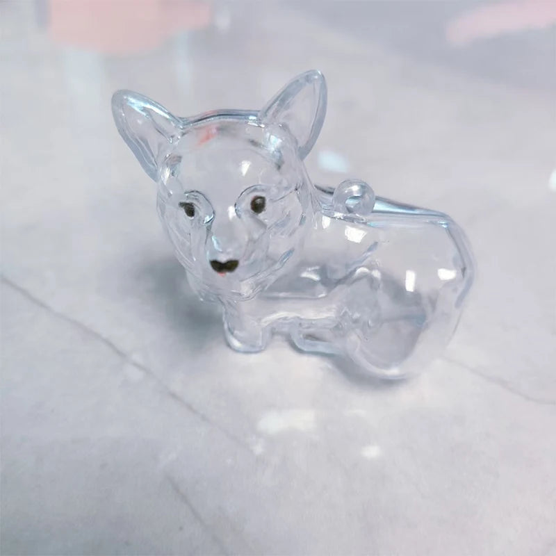 Hot Clear Puppy Hair Memorial Keepsake Capsule Pet's Dog Fur Container DIY Pendant Ke alternate view