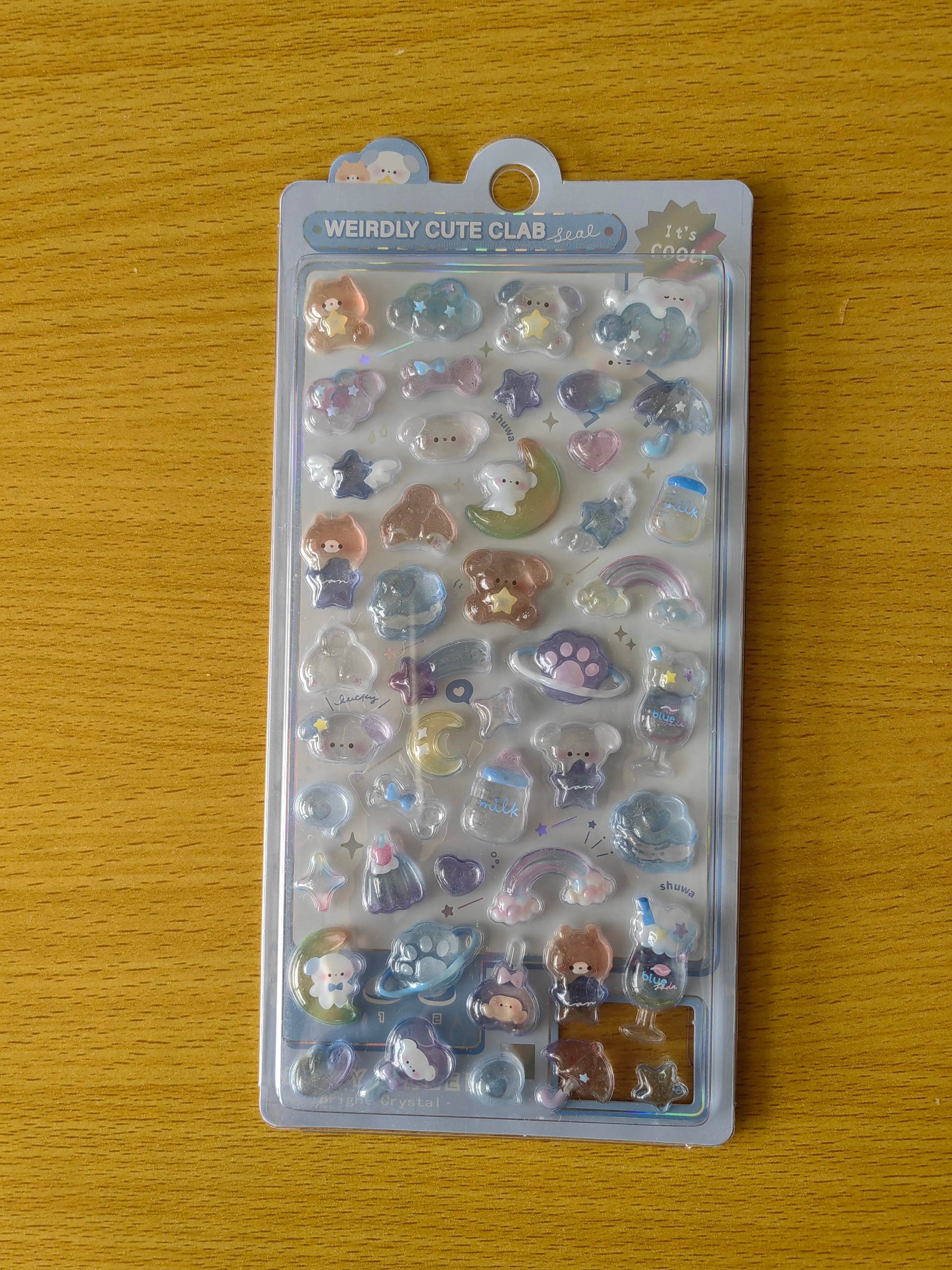 3D Food Stamping Seal Sticker | Japanese Anime Decorative Craft Stickers for Kids lifestyle view