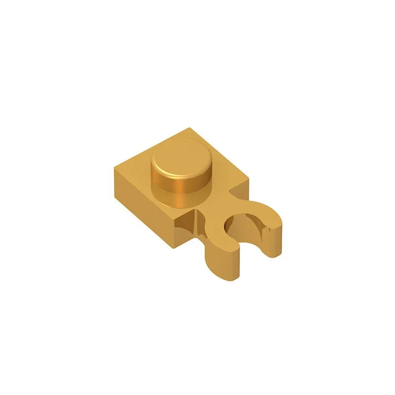 Gobrick GDS-814 PLATE 1X1 W. HOLDER | Building Block for DIY Creations lifestyle view
