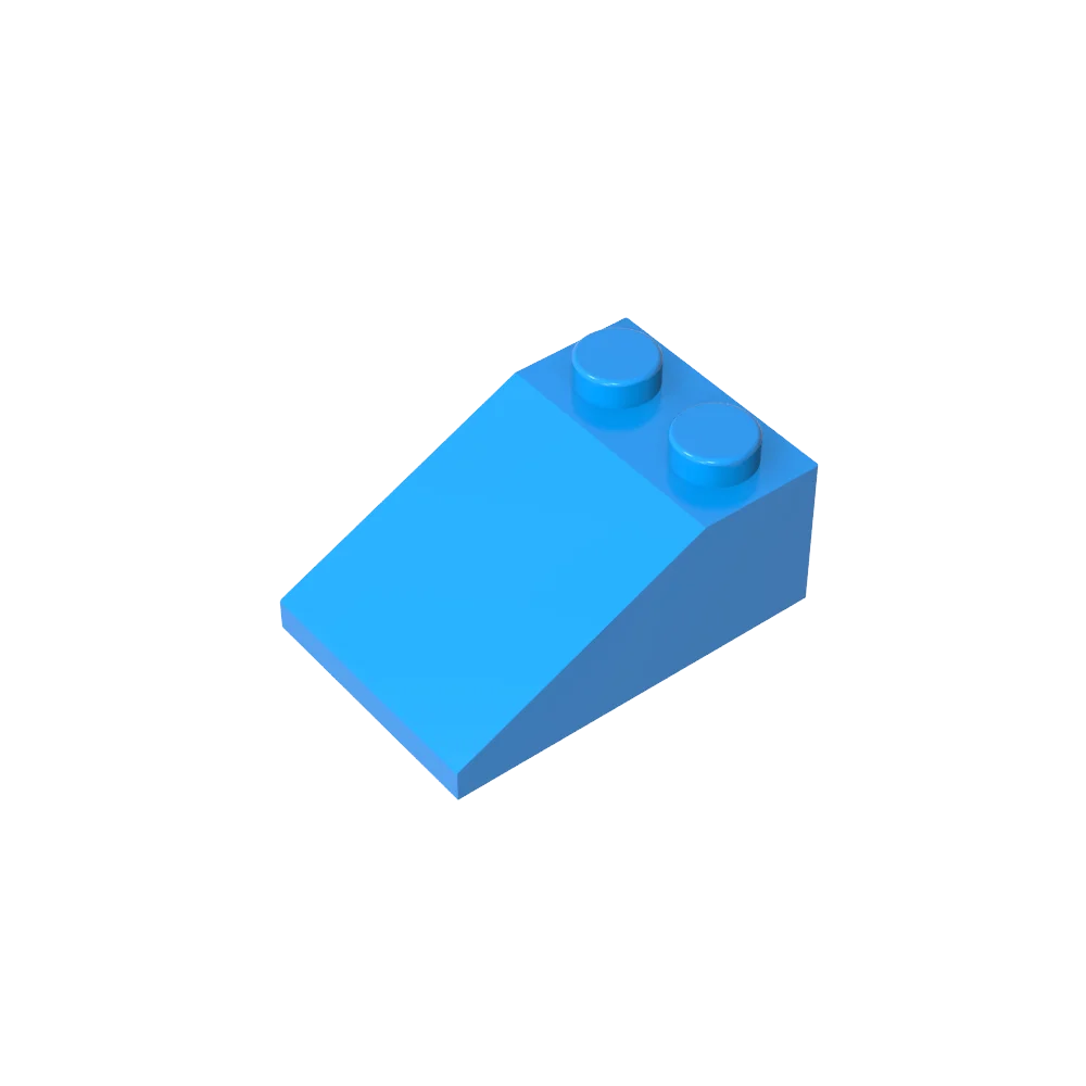 Gobricks Slope 33° 3 x 2 Building Block | Compatible with Lego 3298 detail view