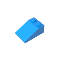 Gobricks Slope 33° 3 x 2 Building Block | Compatible with Lego 3298 detail view