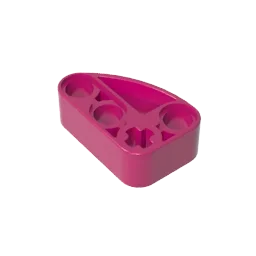 Gobricks GDS-2016 Technical Beam 2 x 3 L-Shape with Quarter Ellipse Thick | Buildin additional angle