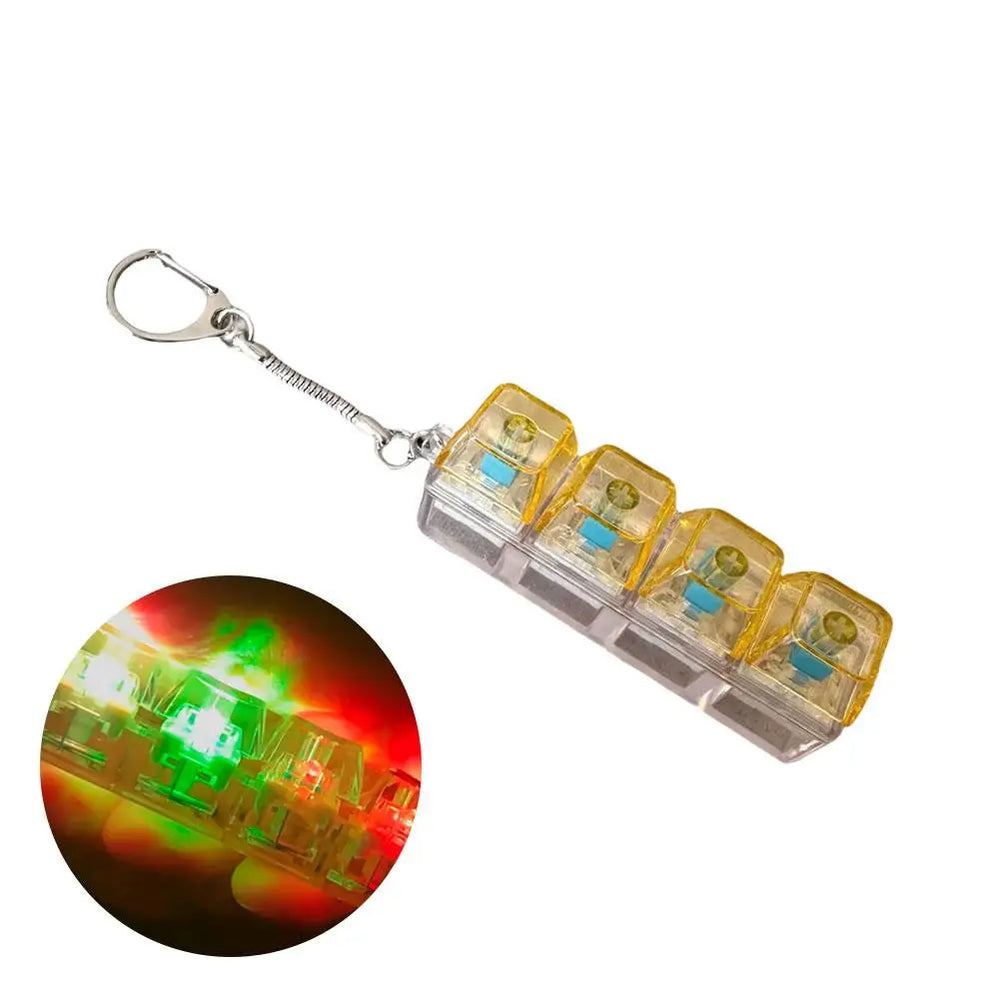 Stress Relief Fingertip Decompression Toys Clicker Fidget Toy | LED alternate view