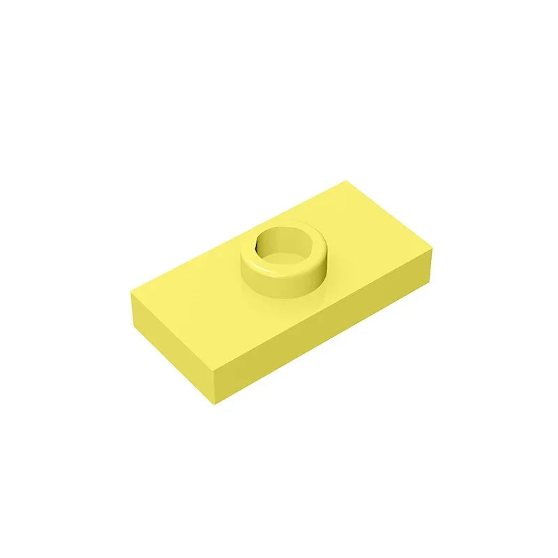 Gobricks PLATE 1X2 W. 1 KNOB | Modified Building Block Compatible with Lego 15573 alternate view