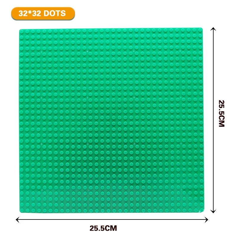 Classic Building Block Baseplates | 3-Pack Compatible Base Plates for Creative Cons additional angle