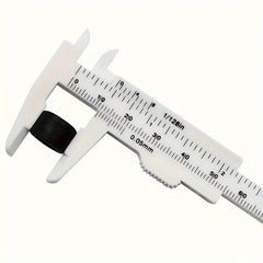 3-Pack Plastic Vernier Calipers Set | Dual Scale Measuring Tool for Precision Work close-up view