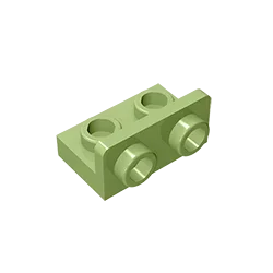 Gobricks GDS-643 Bracket 1 x 2 - 1 x 2 Inverted | Compatible Building Block for Leg additional angle