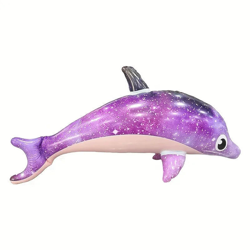 Inflatable Dolphin Pool Toys | Summer Splash Water Party Decorations additional angle