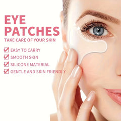 Silicone T-Shaped Eye Patch | Overnight Facial Skincare Tool close-up view