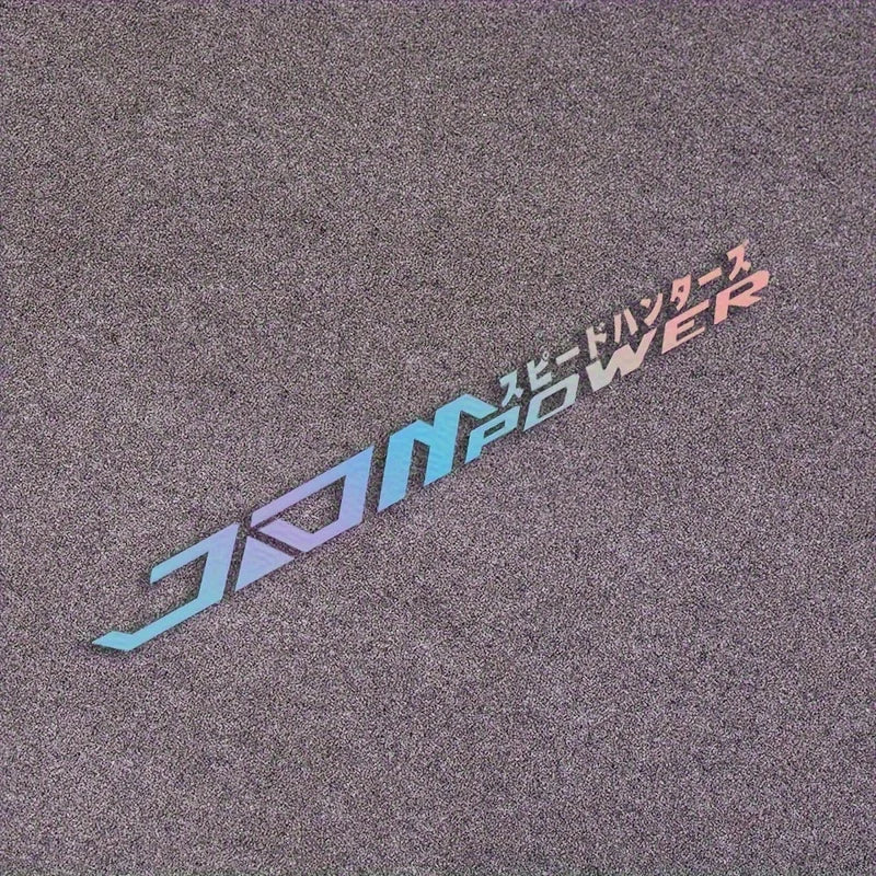 JDM Style Windshield Decal - Large 98.5cm Vinyl Sticker (Waterproof, Non-Fading) fo additional angle