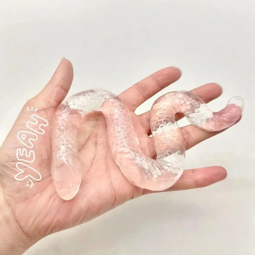 Squishy Snake Stress Ball | Stretchy Fidget Toy for Anxiety Relief and Hand Therapy detail view