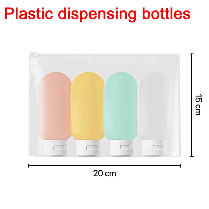 NEW 60ML Travel Containers Set Refillable Travel Bottle Everything for Travel Bottl additional angle