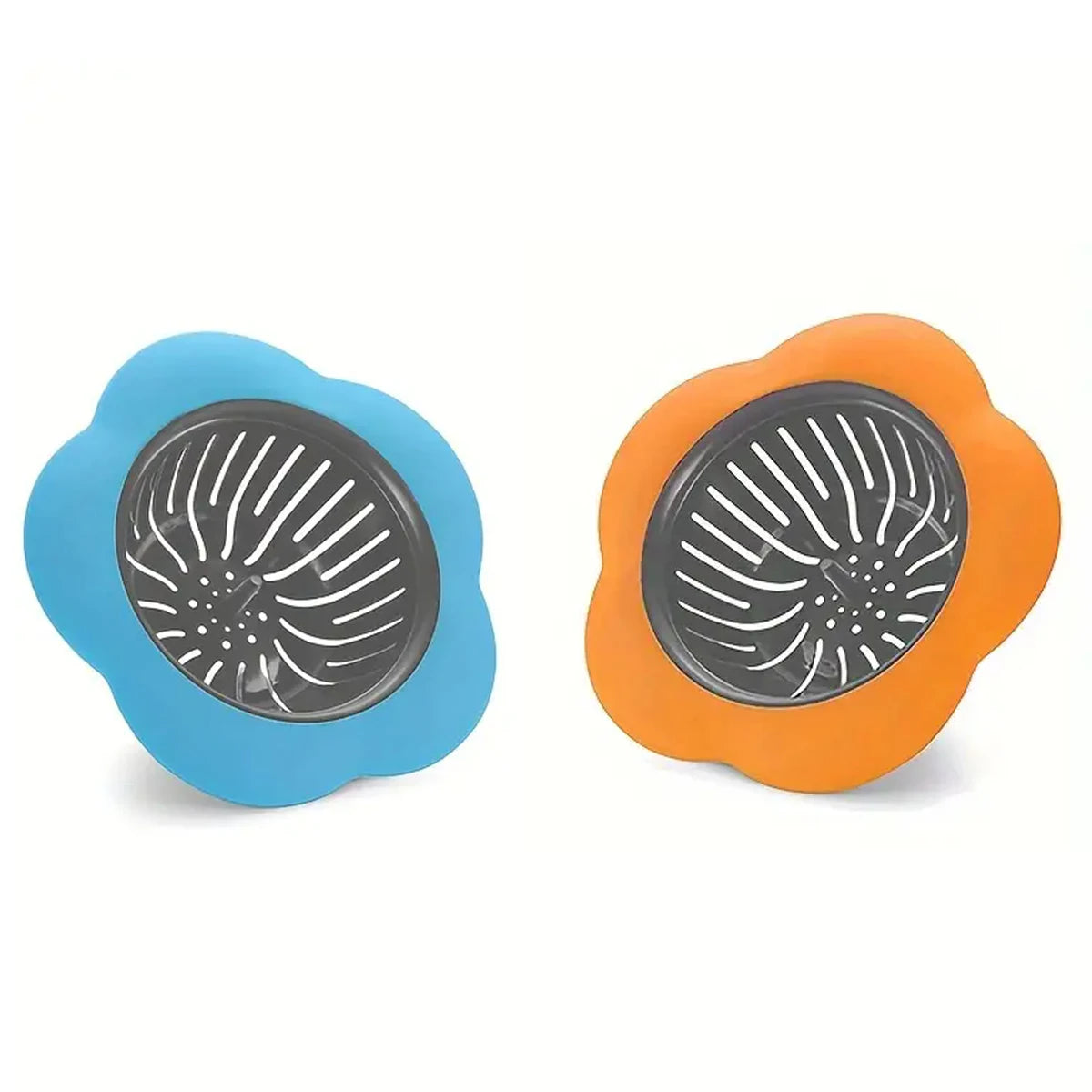 2PCS Silicone Kitchen Sink Strainer Anti-Clog Drain Filter Net Stopper for 4.5 Inch Drai detail view