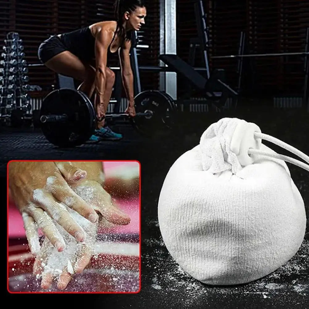 Magnesium Chalk Ball | Anti-Slip Powder for Rock Climbing and Gym Training close-up view