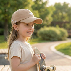 Sweet Heart Kids Girl Hat | Embroidery Cotton Ponytail Baseball Cap for Spring Summer alternate view