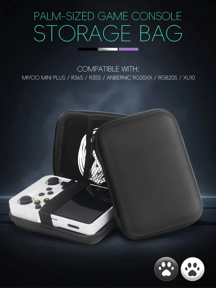 Data Frog Portable Handheld Console Carrying Case | Retro Gaming Travel Bag detail view