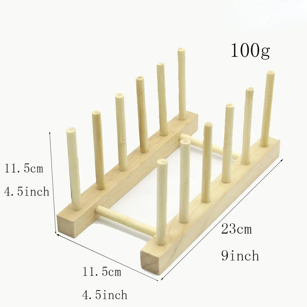 Stand Plate Dish Drying Rack Pot Lid Racks Kitchen Organizer Drying Cups Display Shelf detail view
