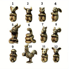 Mini Metal Incense Stick Holder | Chinese Zodiac Animal Incense Burner alternate view