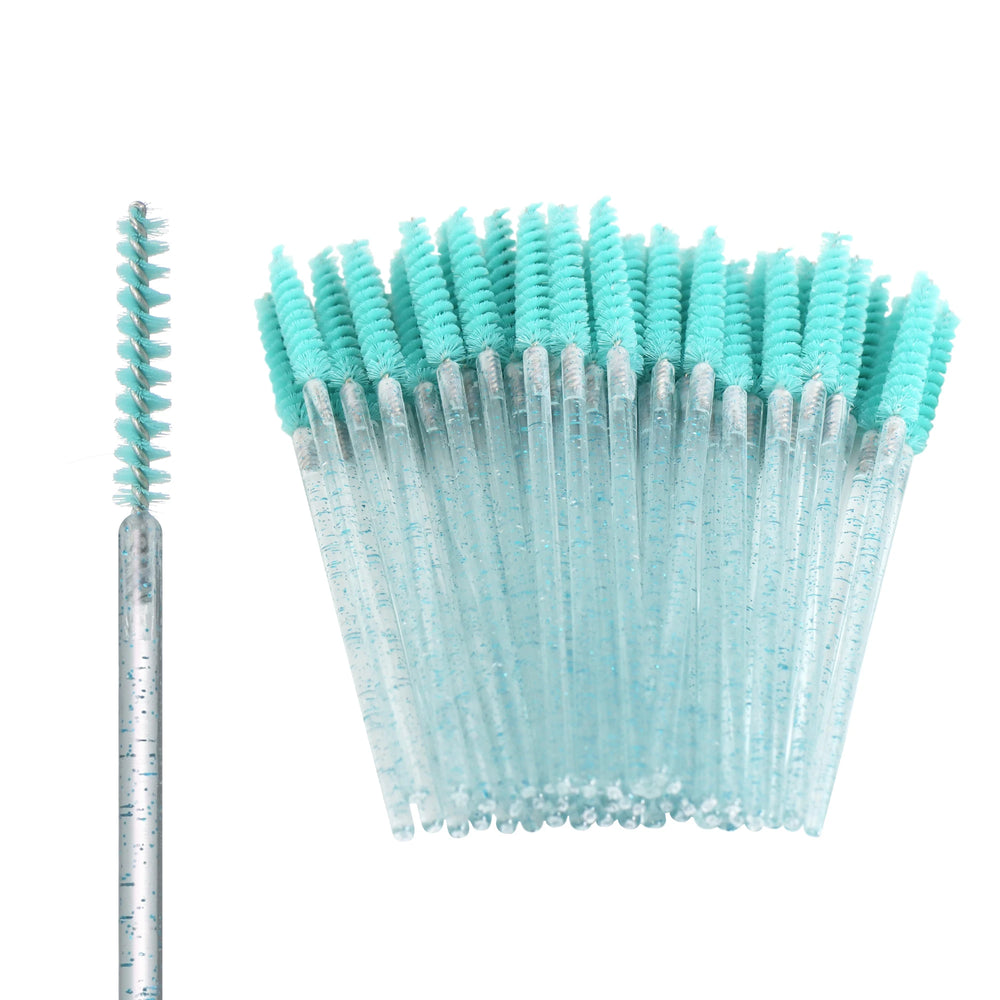 ANNAFRIS 50Pcs Eyelash Brush Soft Head Spiral Crystal Eyebrow Brush Lash Extension Br alternate view