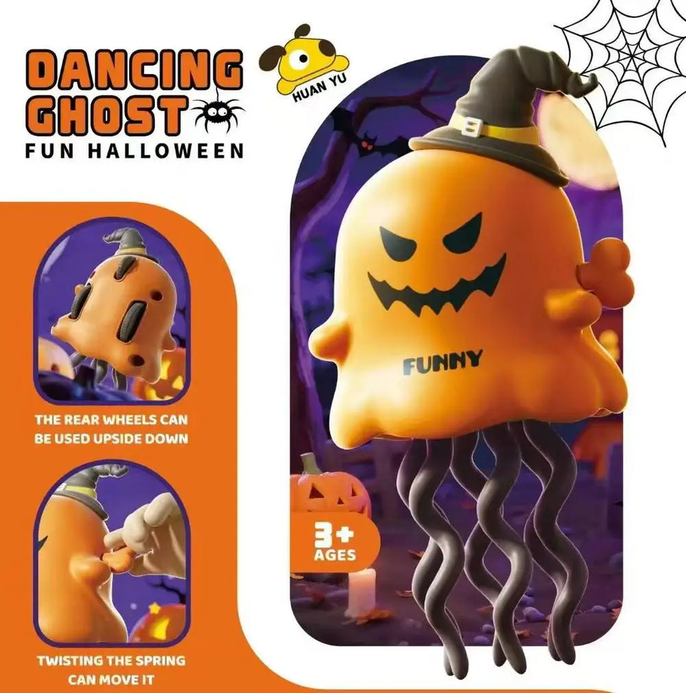 Interesting Halloween Christmas Magical Twist And Stress Relief Trick Toy Dancing Gho lifestyle view
