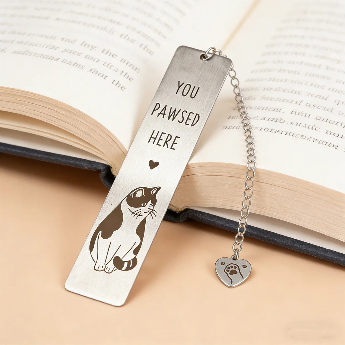 1pc Cat Bookmark, Cute Book Lover Gifts Kitten Pet Book Marker Kawaii Animal Page Markers Funny Read