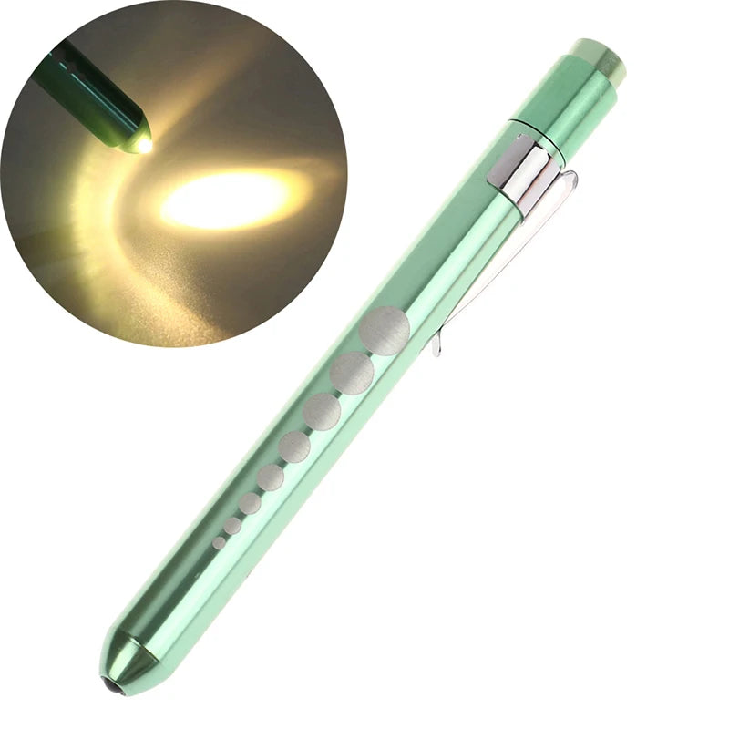 LED Medical Penlight with Pupil Gauge | Reusable Pocket Flashlight for Nurses and Doc lifestyle view
