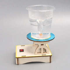 1 Set Water Tornado Swirl Maker Wooden Puzzle Novelty Science Experiment Project Gift alternate view