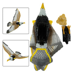 Hanging Falcon Bird Deterrent | Garden Decoy to Repel Birds and Protect Plants alternate view