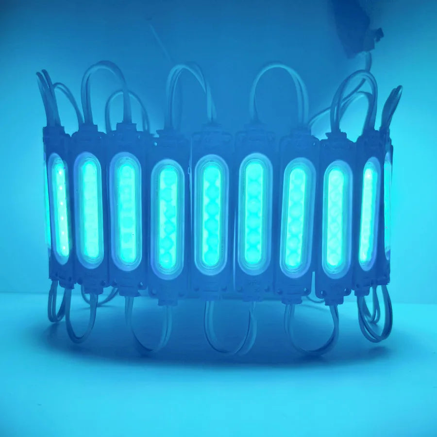20PCS/lot Multicolour Led Modules Light for Backlight Shop Banner Waterproof close-up view