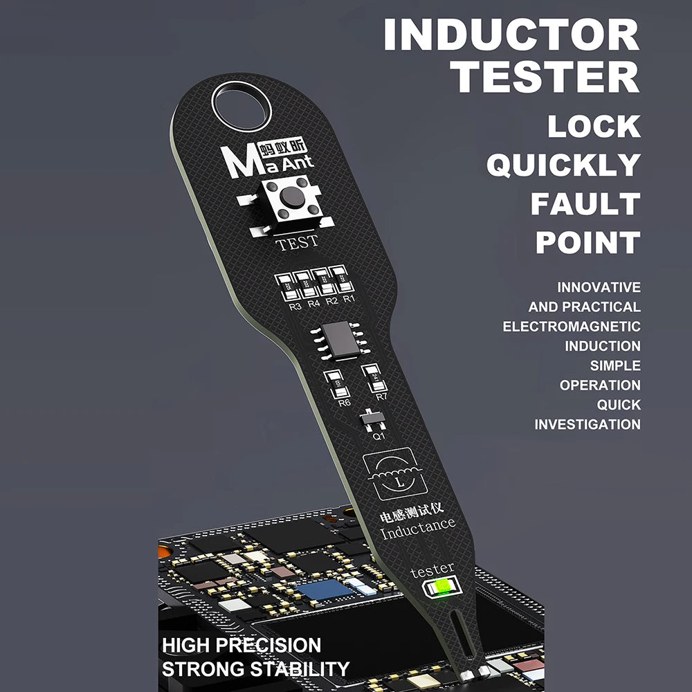 M093 Inductance Tester Motherboard Coil Tester | Inductor Detector Repair Tool with Elec detail view