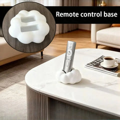 Cute 3D Cloud-Shaped Remote Control Holder - Desktop Home Storage Organizer Stand for alternate view