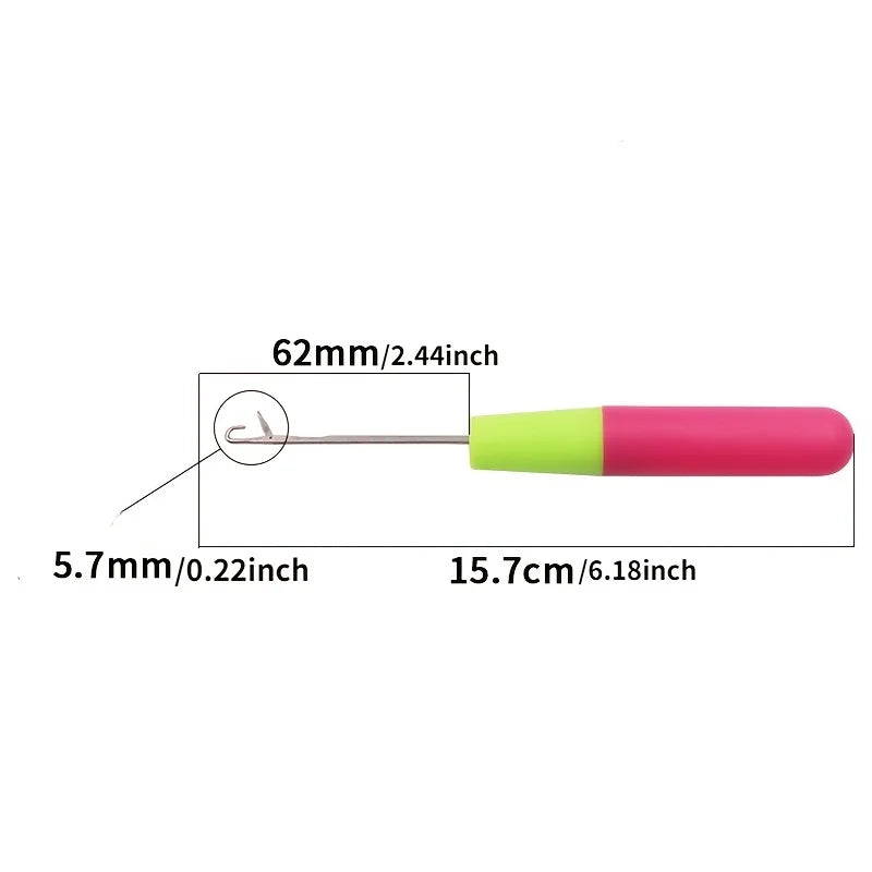 5pcs Sewing Tools Repair Sweater Sewing Needles Aluminium Tongue Knitting Tools Carpet C detail view