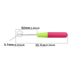 5pcs Sewing Tools Repair Sweater Sewing Needles Aluminium Tongue Knitting Tools Carpet C detail view