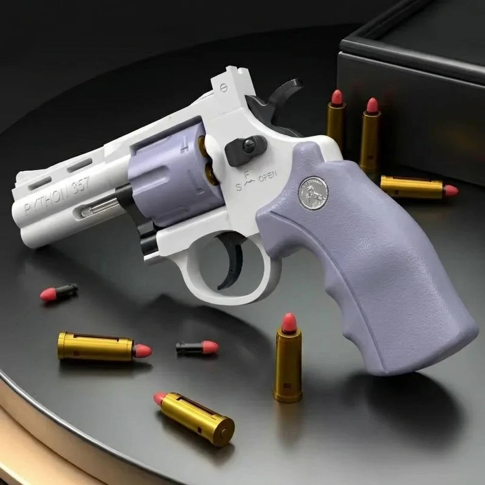 Soft Bullet Toy Gun ZP5 | Revolver Mechanical Continuous Shooting Launcher for Kids alternate view