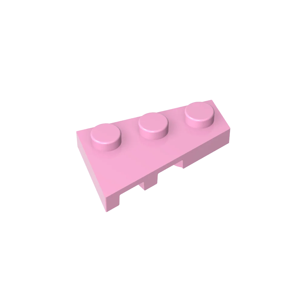 Gobricks GDS-547 Wedge Plate 3 x 2 Right | Compatible Building Block for DIY Creation lifestyle view
