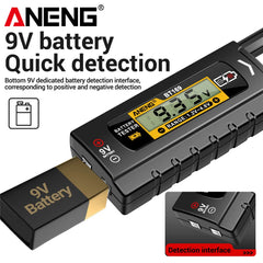 ANENG BT169 Battery Level Tester | Digital Display, No Power Required, Portable ABS T alternate view