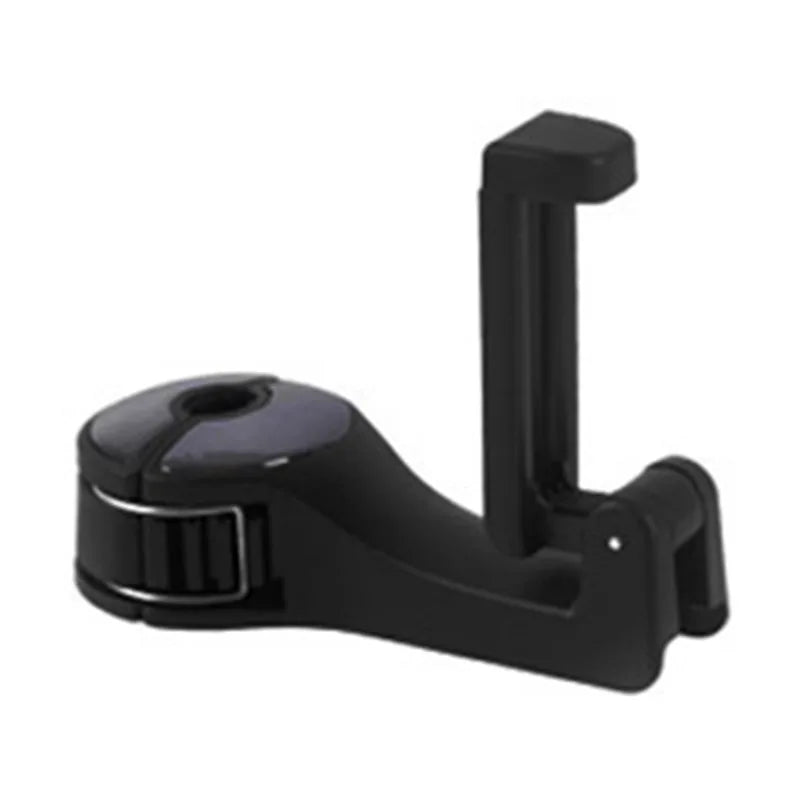 Car hook multifunctional car creative rear headrest hook car use lock buckle mobile ph close-up view