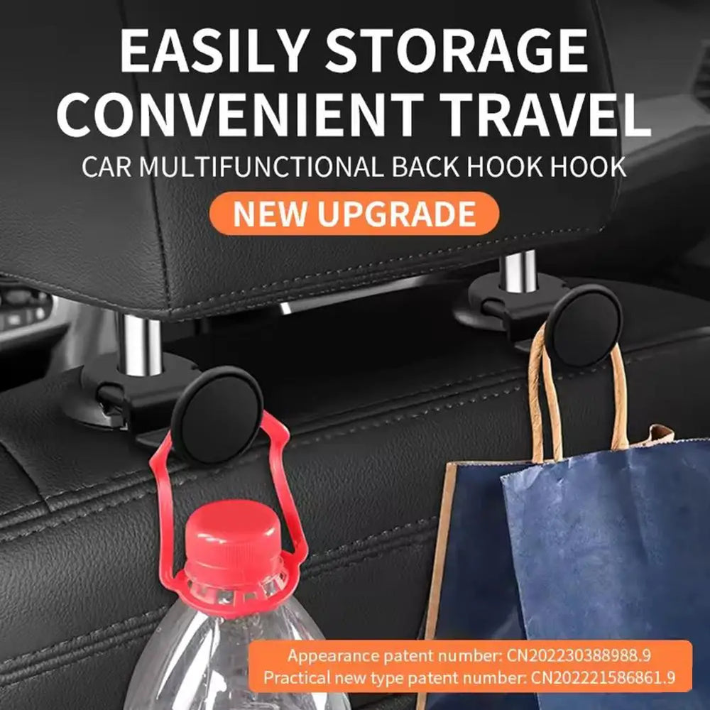 Car Headrest Hooks, 20KG Heavy Duty Back Seat Hanger detail view