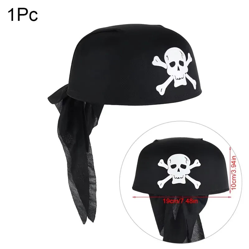 Pirate Theme Party Decoration Pirate Captain Hat Patch Pistol Treasure Toys For Kids Bir detail view