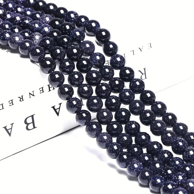 A++ Natural Golden Sandstone & Blue Sandstone & Green Sandstone Loose Beads for Jewel alternate view