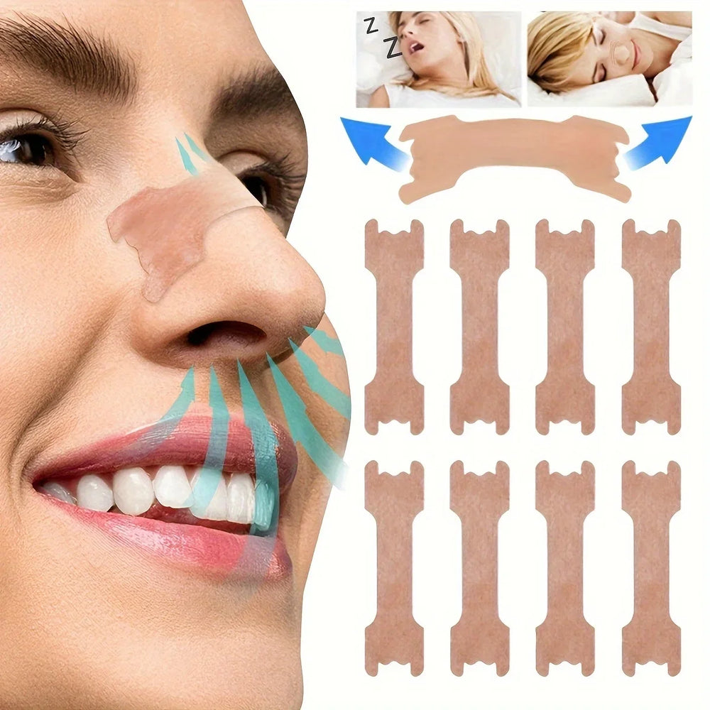 Anti Snoring Strips for Adults | Hypoallergenic Nasal Breathing Support alternate view