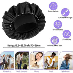 Satin Heatless Curling Rod Headband Set | No Heat Hair Curlers for Overnight Lazy Curl close-up view
