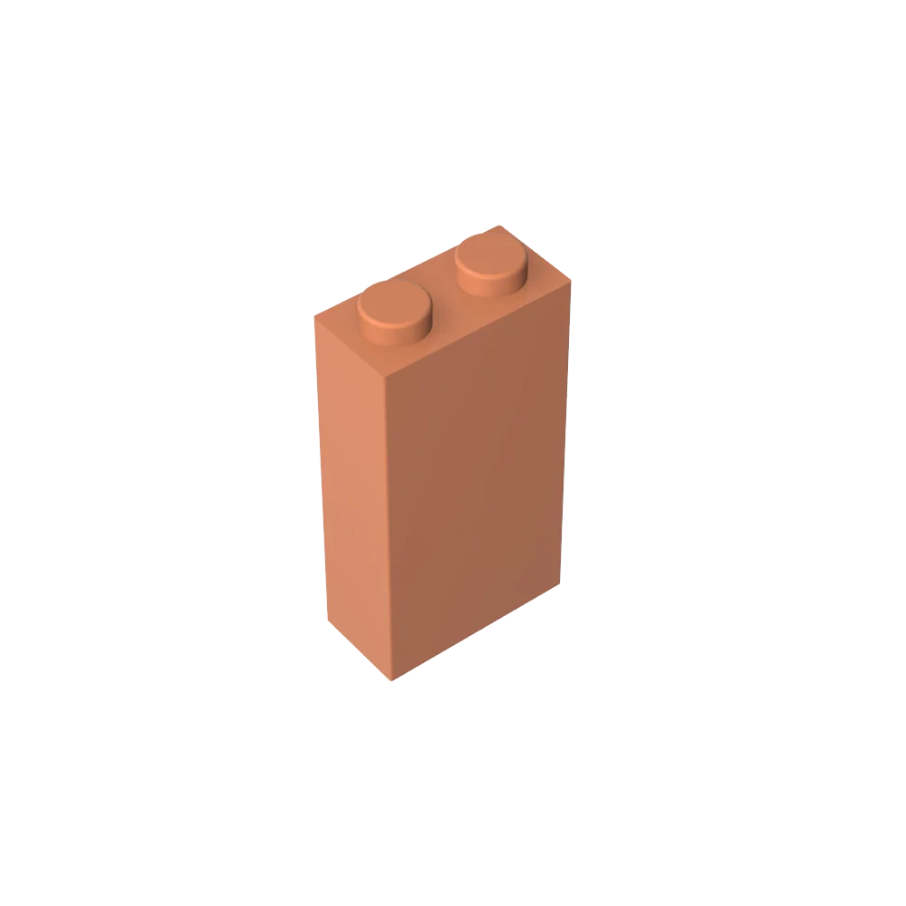Gobricks GDS-1405 Brick 1 x 2 x 3 | Compatible Building Block for DIY close-up view