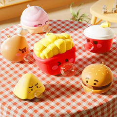 Cute Food Series Spitting Bubbles Squishy Squeeze Toys Anxiety Stress Relief Sensory Antistress Toys