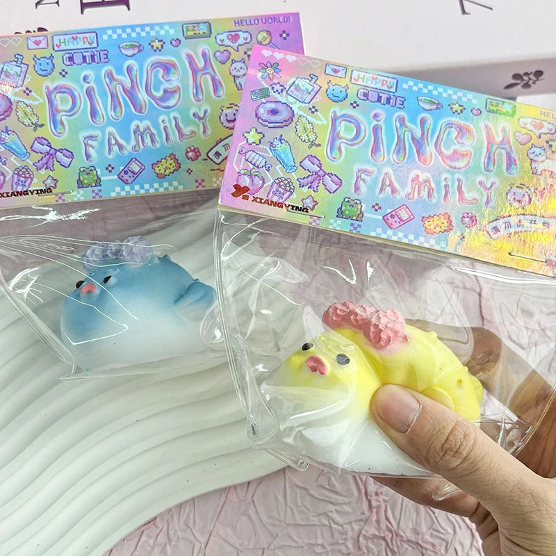 1Pcs Cute Angry Puffer Fun Plush Fish Toys Antistress Taba Squishу Kids Girls Toys Gifts detail view