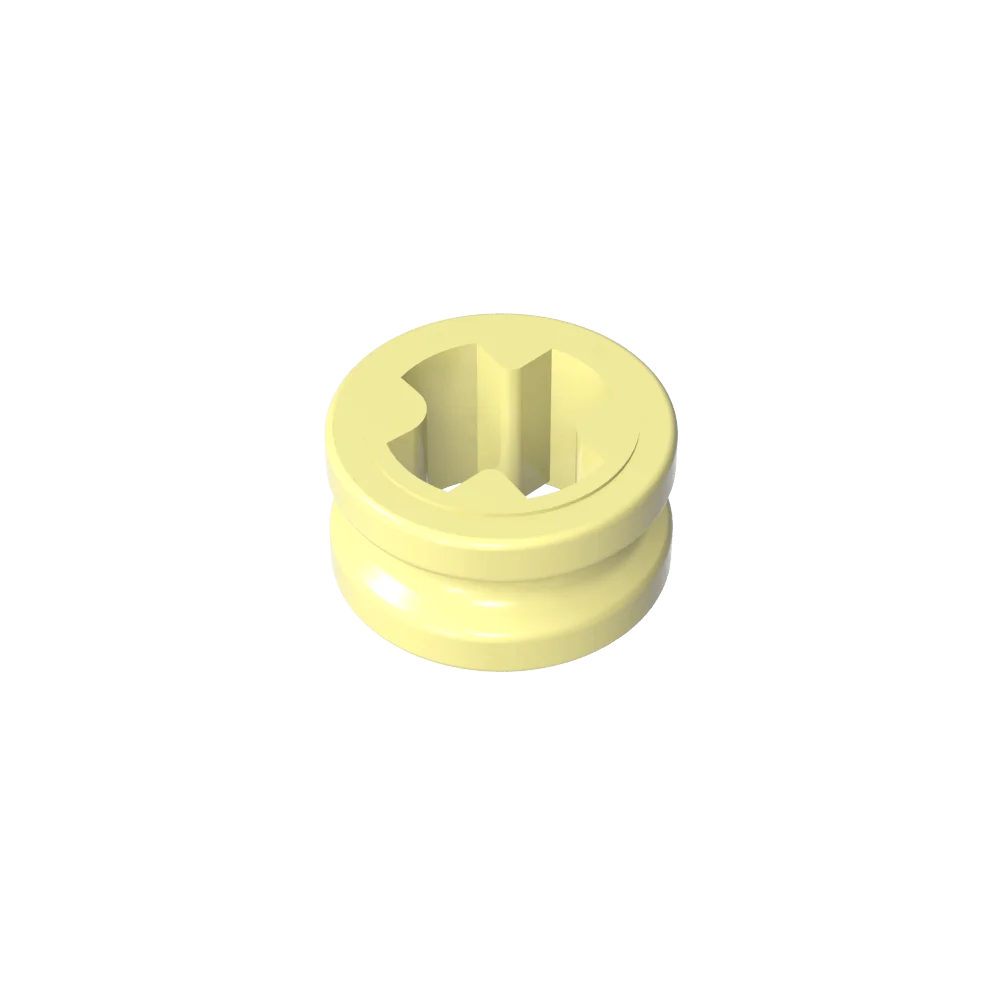 Gobricks GDS-616 Technical Bush 1/2 Smooth Building Blocks | Compatible with Lego 32123 detail view
